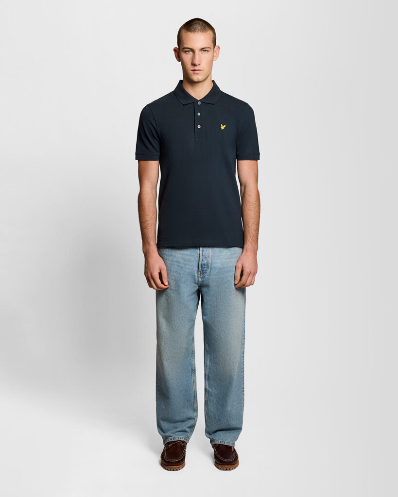 Lyle & Scott Tipped Polo Shirt | Navy
