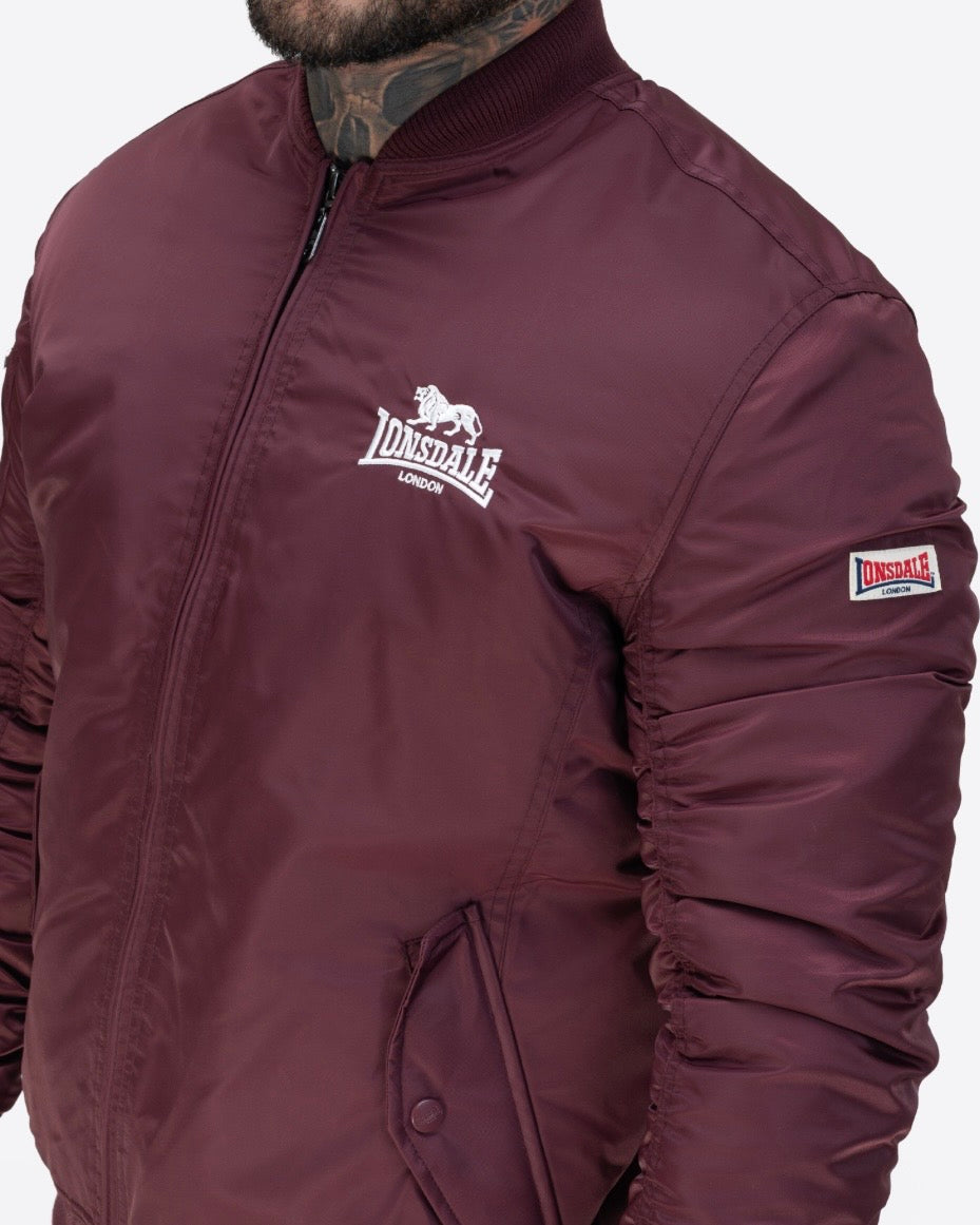 Lonsdale London Tern Hill Jacke | Rot
