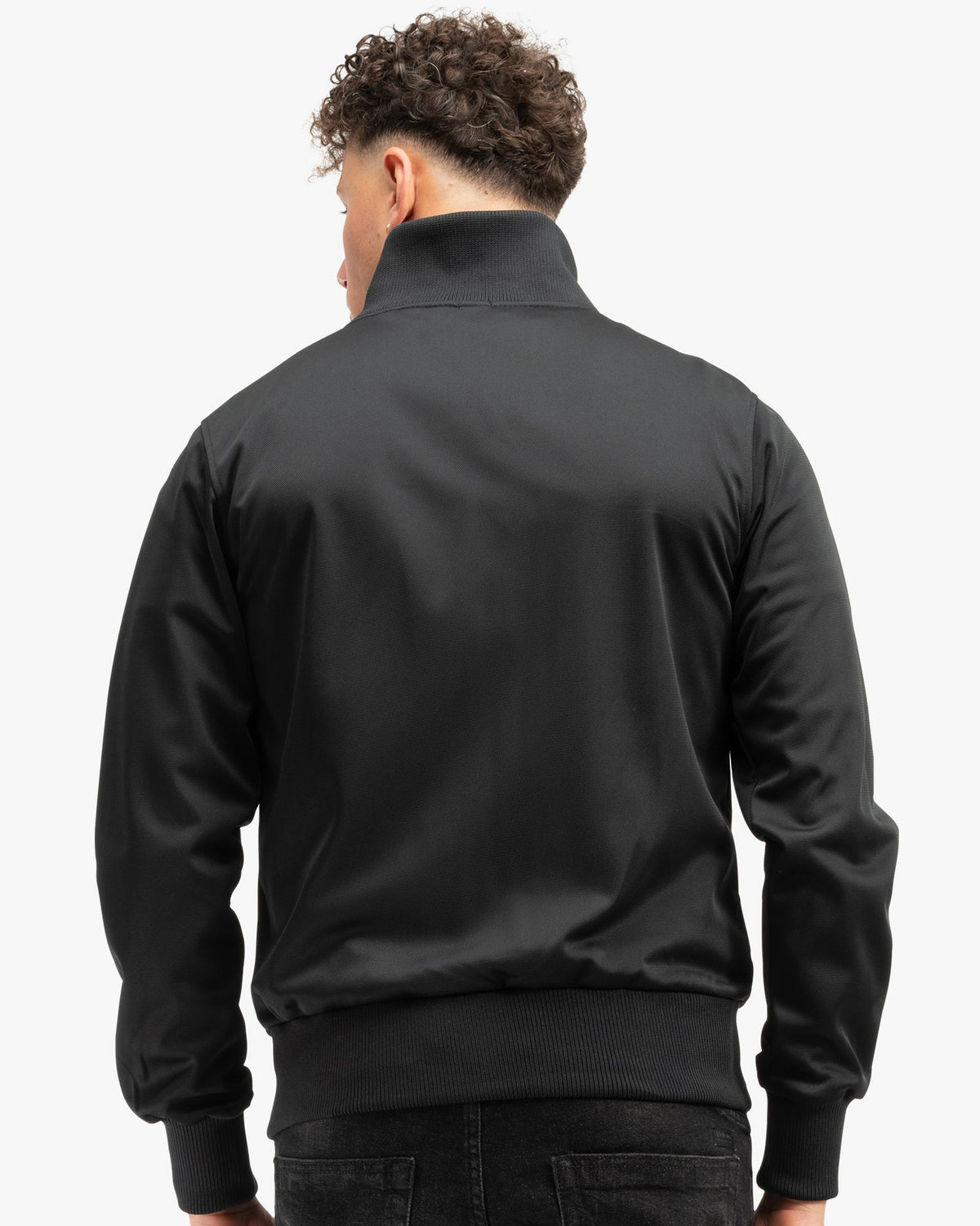 Lonsdale London Alnwick Trainingsjacke | Schwarz / Rot