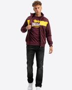 Lonsdale London Alnwick Trainingsjacke | Rot / Gelb