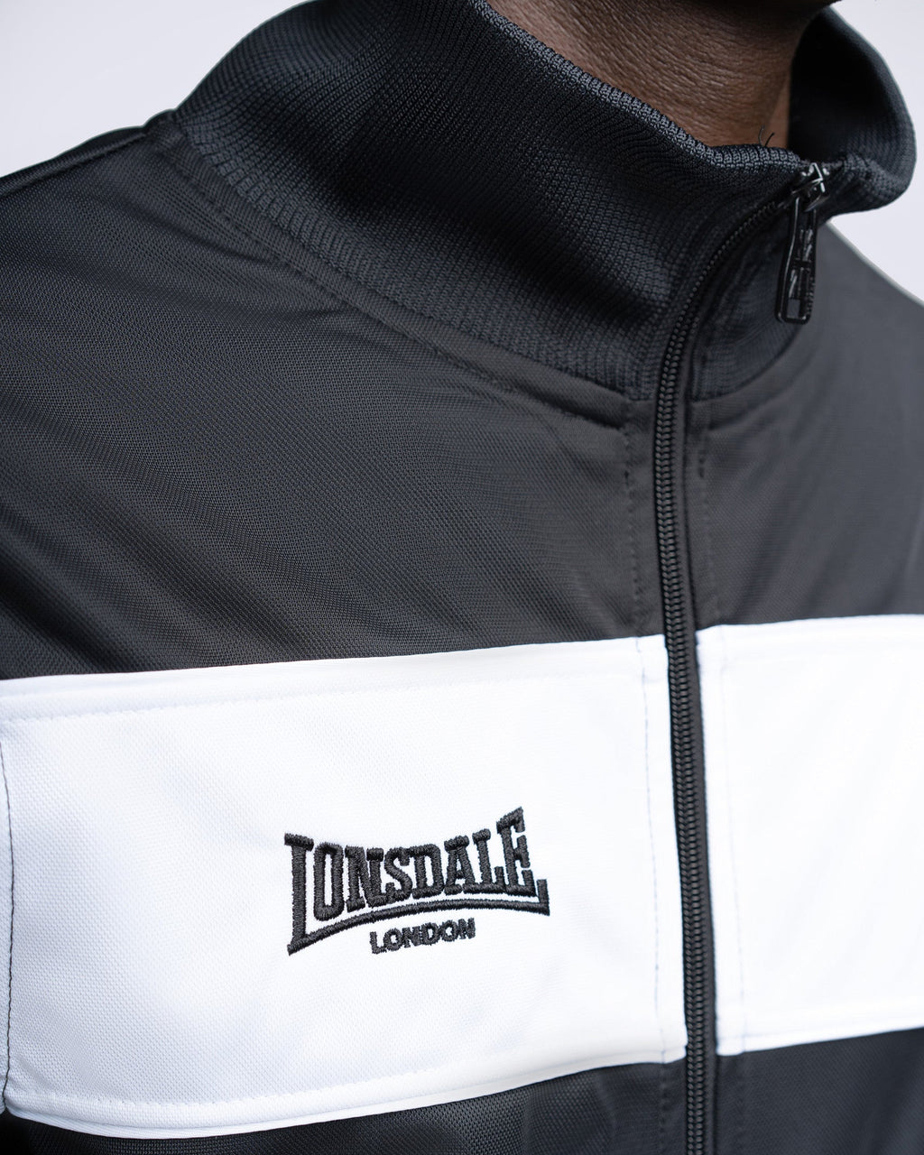 Lonsdale London Alnwick Trainingsjacke | Schwarz