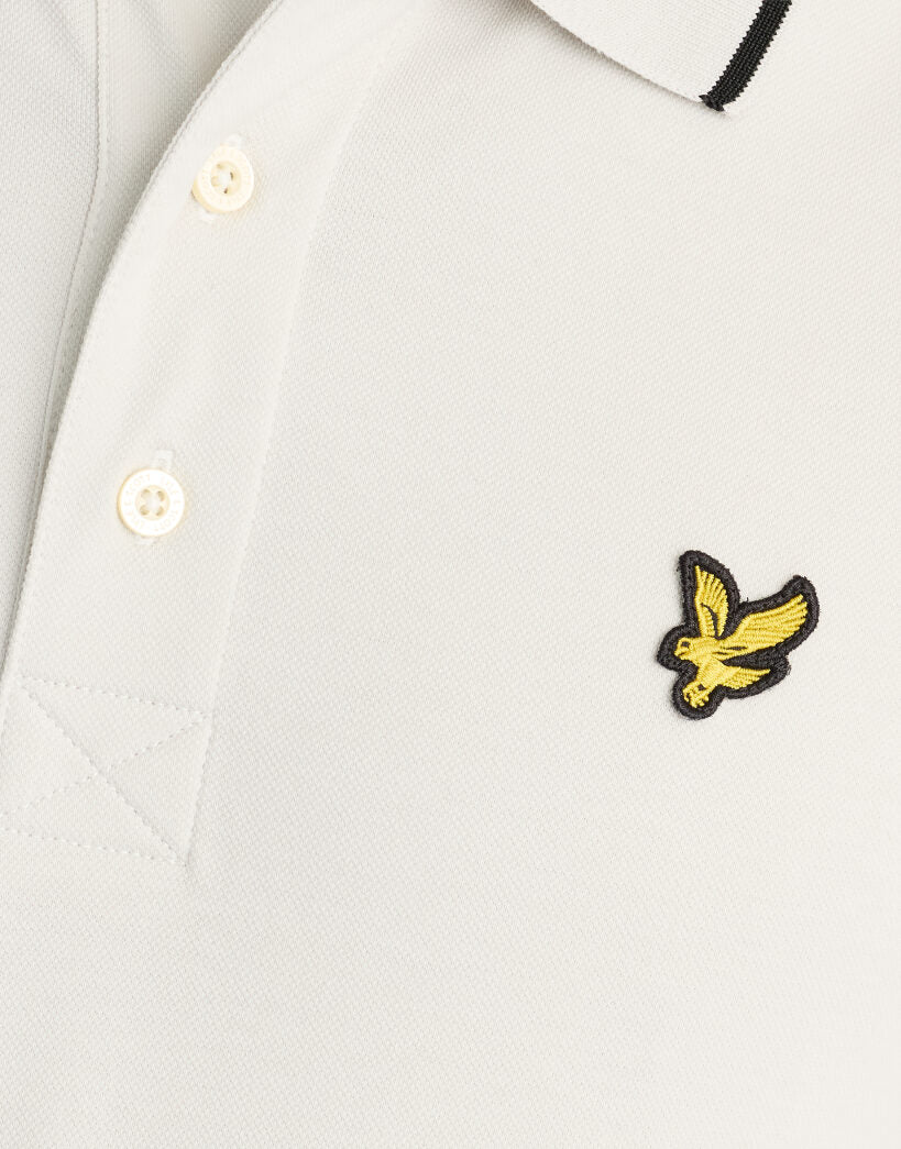 Lyle & Scott Tipped Polo Shirt | Grau/Schwarz