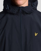 Lyle & Scott Zip Through Hooded Jacket | Navy