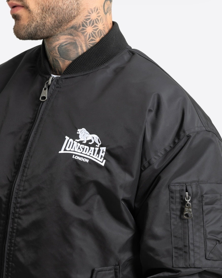 Lonsdale London Torksey Jacke | Schwarz