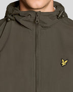 Lyle & Scott Zip Through Hooded Jacket | Olive