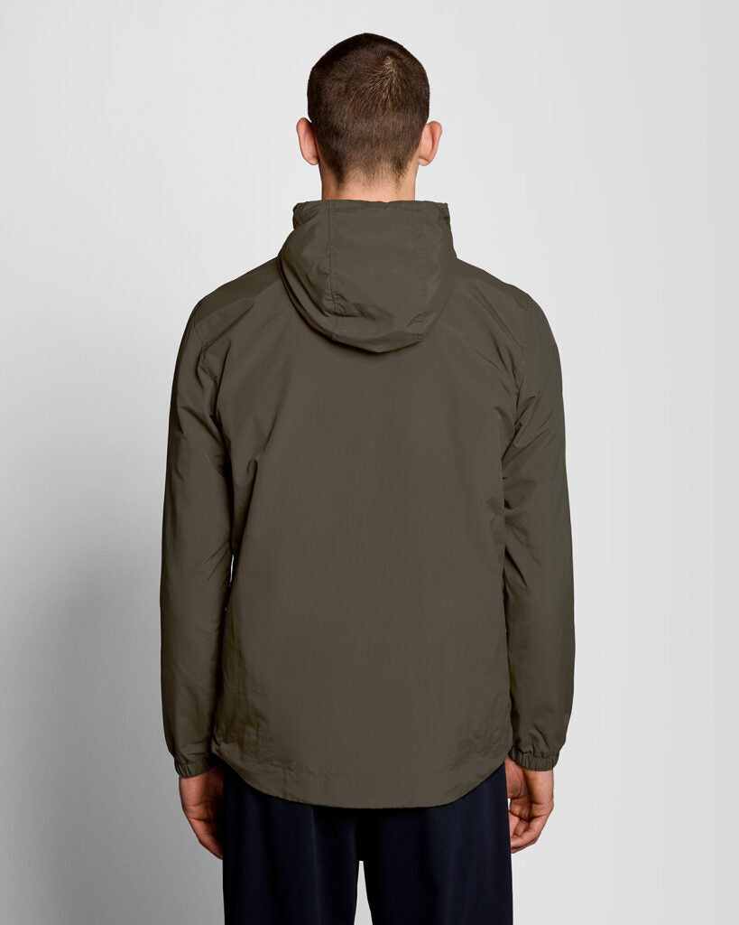 Lyle & Scott Zip Through Hooded Jacket | Olive