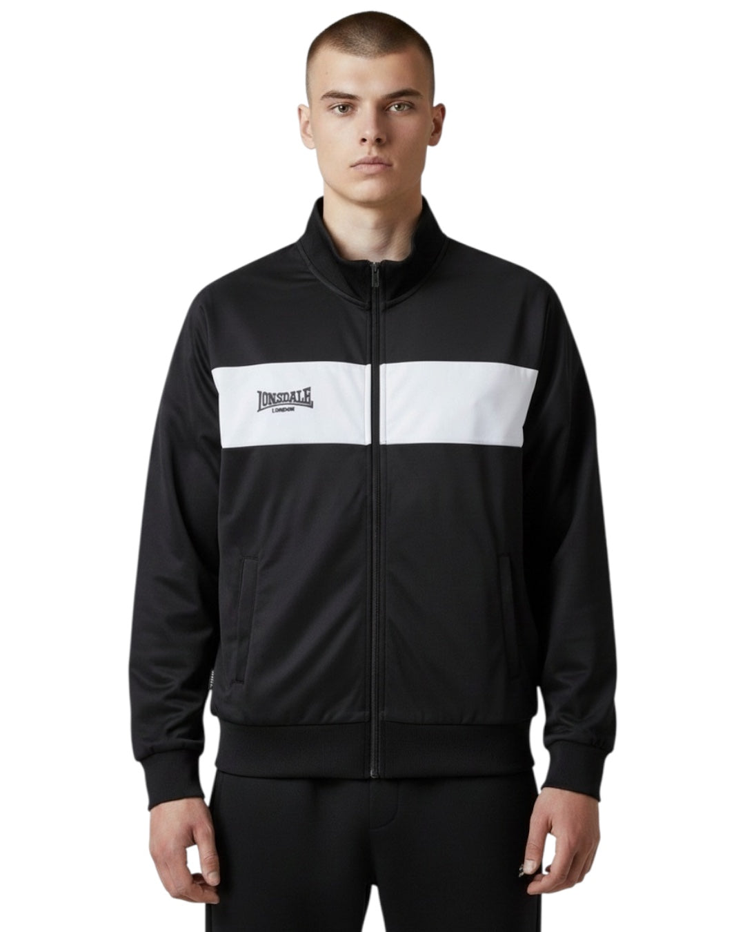 Lonsdale London Alnwick Trainingsjacke | Schwarz