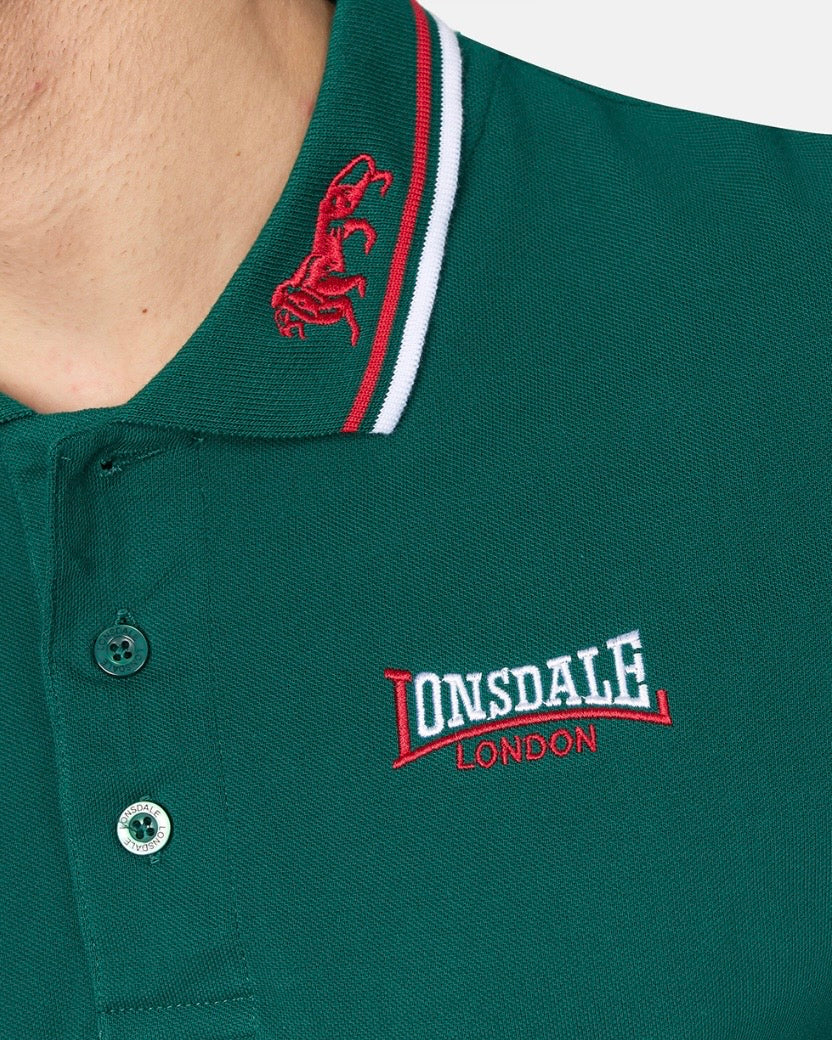 Lonsdale London Lion Poloshirt | Grün