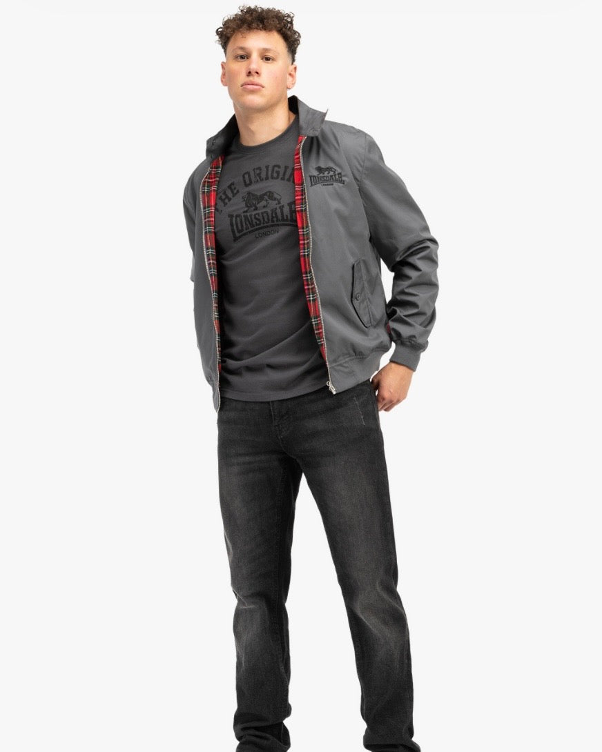 Lonsdale London Acton Jacke | Grau