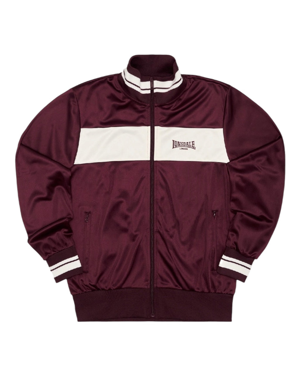 Lonsdale London Meols Trainingsjacke | Oxblood