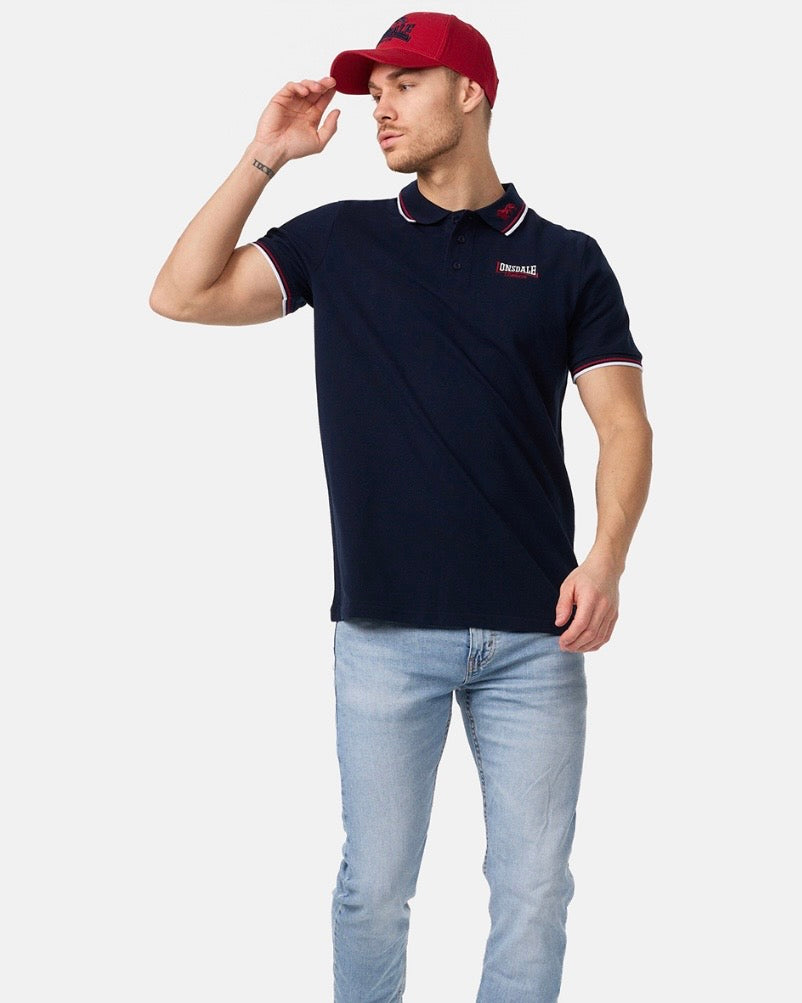Lonsdale London Lion Poloshirt | Navy