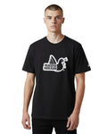Peaceful Hooligan Outline Dove T-Shirt | Schwarz