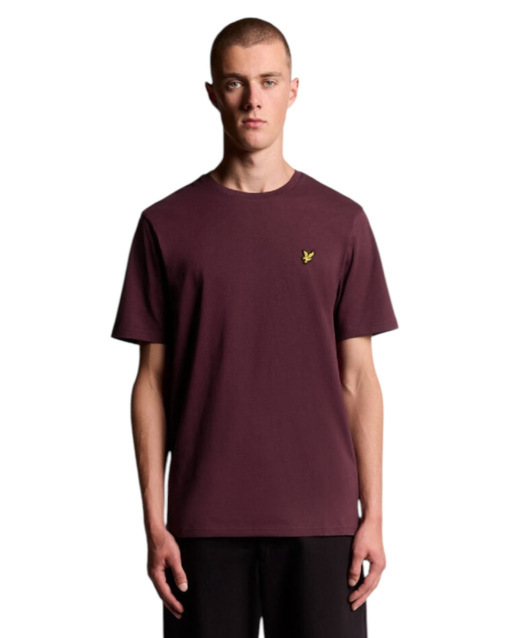 Lyle & Scott Plain T-Shirt | Burgunderrot