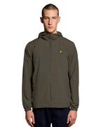 Lyle & Scott Zip Through Hooded Jacket | Olive