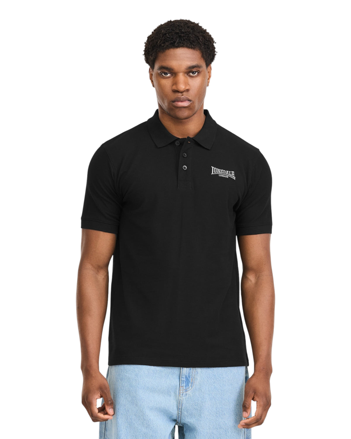 Lonsdale London Lingholme Polo | Schwarz