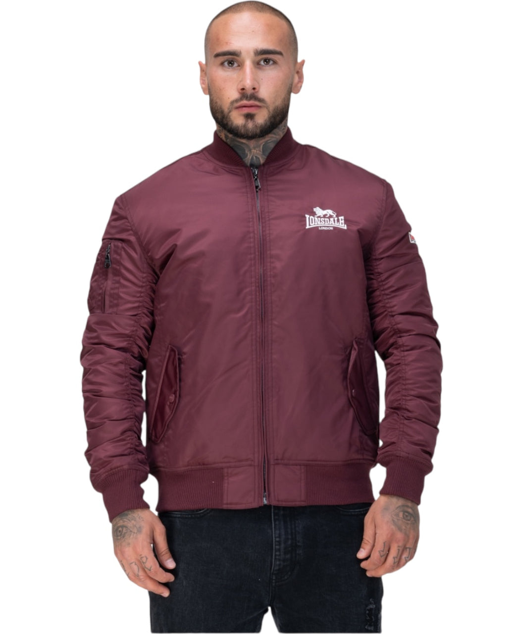 Lonsdale London Tern Hill Jacke | Rot