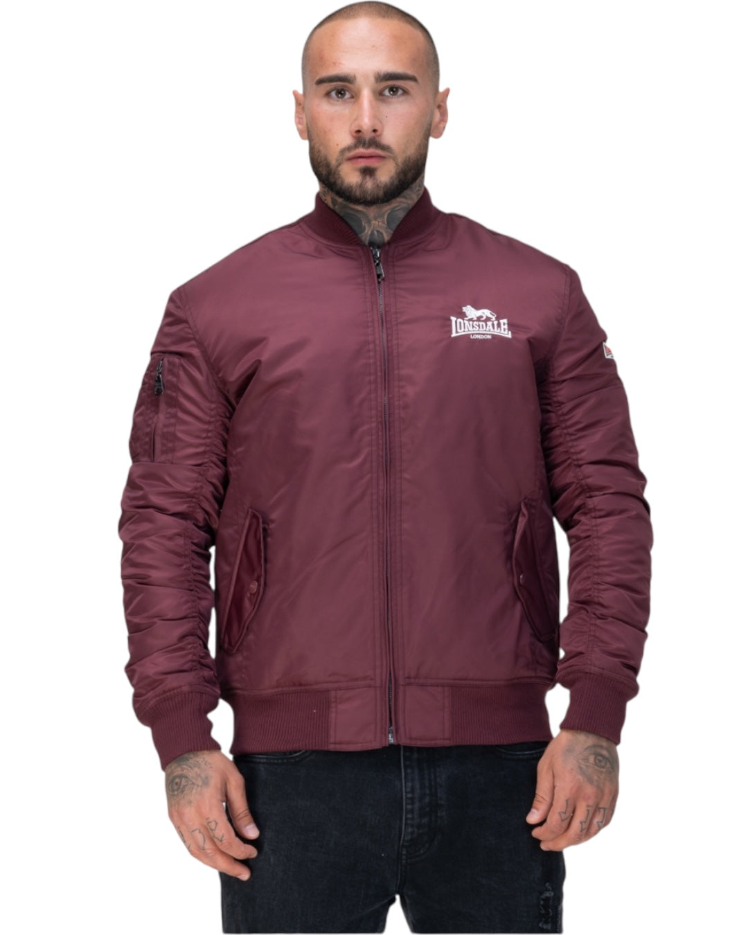 Lonsdale London Tern Hill Jacke | Rot