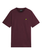 Lyle & Scott Plain T-Shirt | Burgunderrot