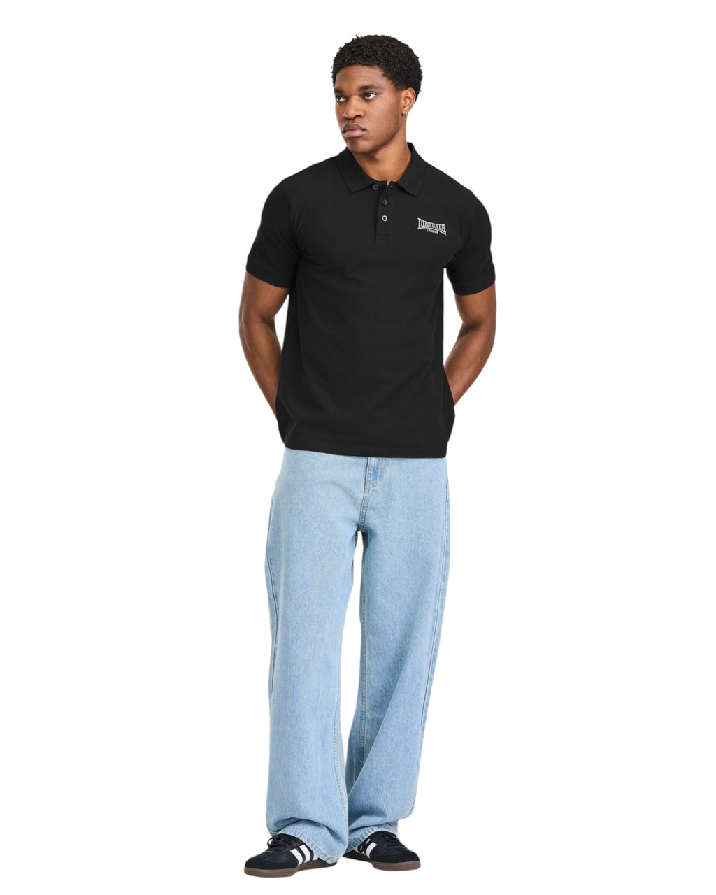 Lonsdale London Lingholme Polo | Schwarz