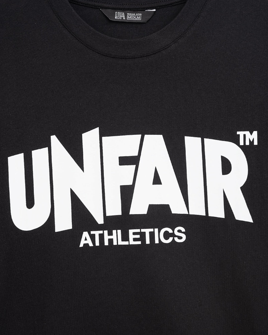 Unfair Athletics Classic Label T-Shirt | Schwarz