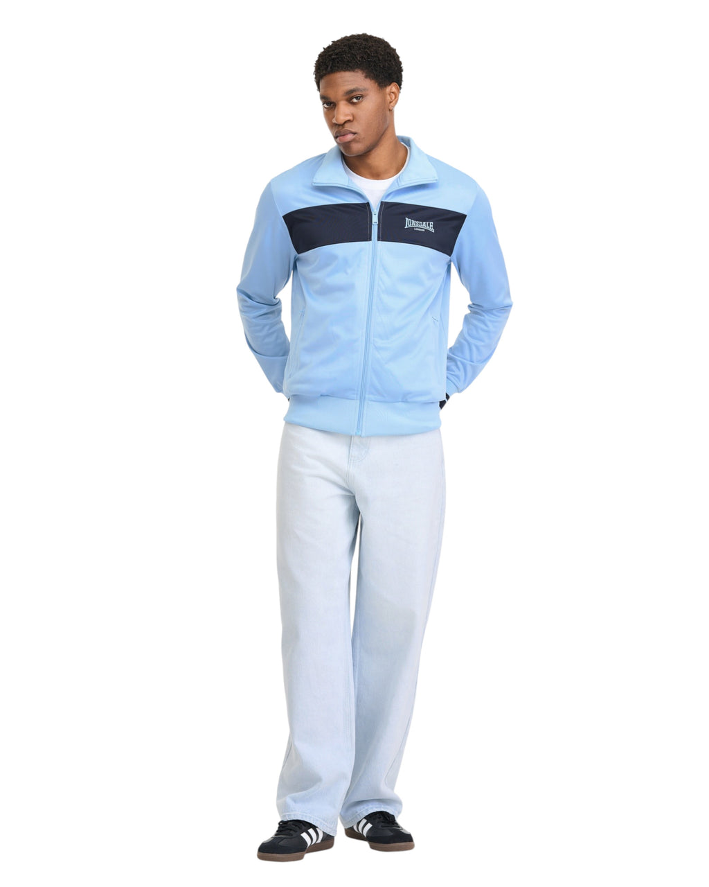 Lonsdale London Meols Trainingsjacke | Hellblau