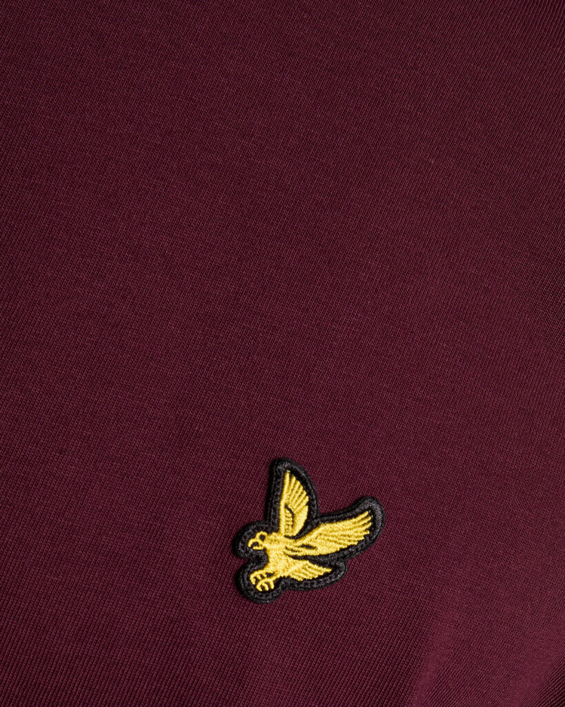 Lyle & Scott Plain T-Shirt | Burgunderrot