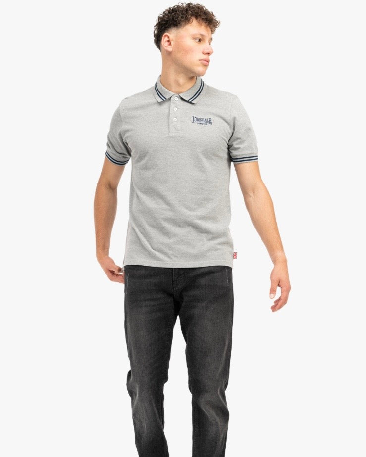 Lonsdale London Markham Poloshirt| Grau