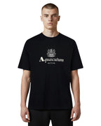 Aquascutum Active Big Logo T-Shirt | Schwarz