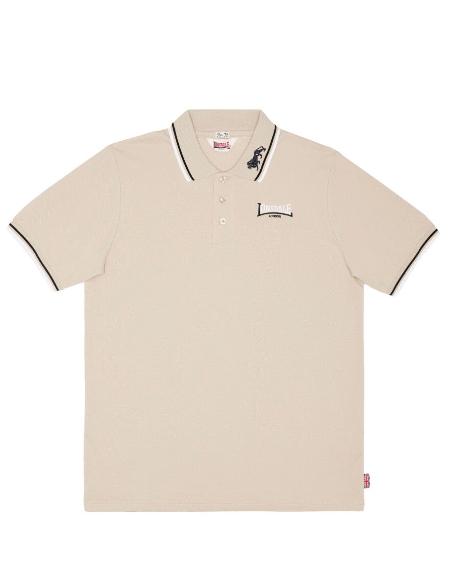 Lonsdale London Lion Poloshirt | Beige
