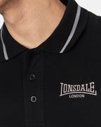 Lonsdale London Causton Poloshirt | Schwarz