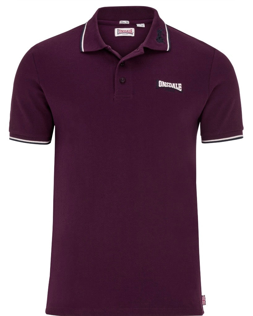 Lonsdale London Lion Poloshirt | Rot