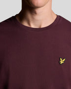 Lyle & Scott Plain T-Shirt | Burgunderrot