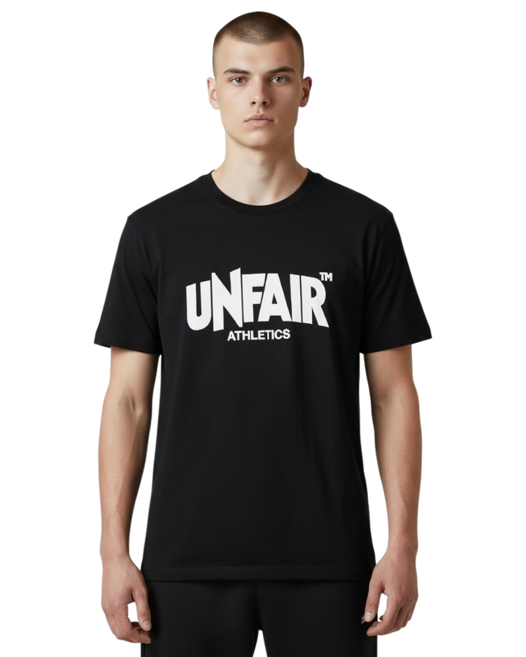 Unfair Athletics Classic Label T-Shirt | Schwarz