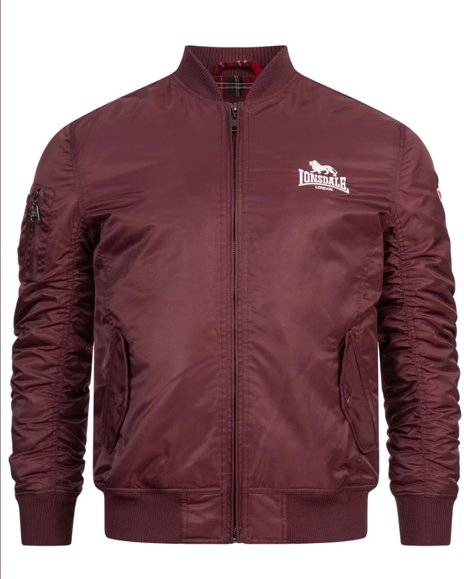 Lonsdale London Tern Hill Jacke | Rot