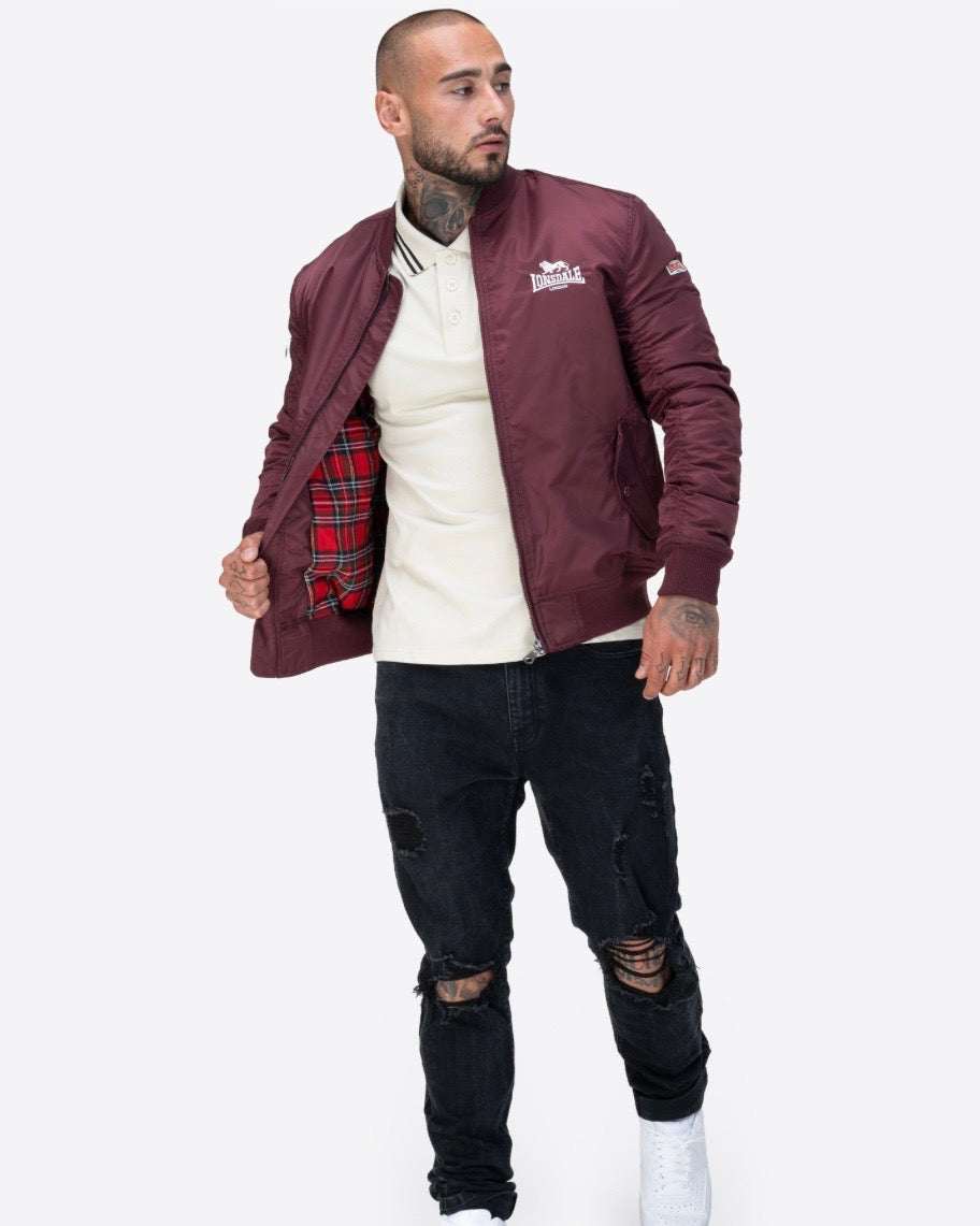 Lonsdale London Tern Hill Jacke | Rot