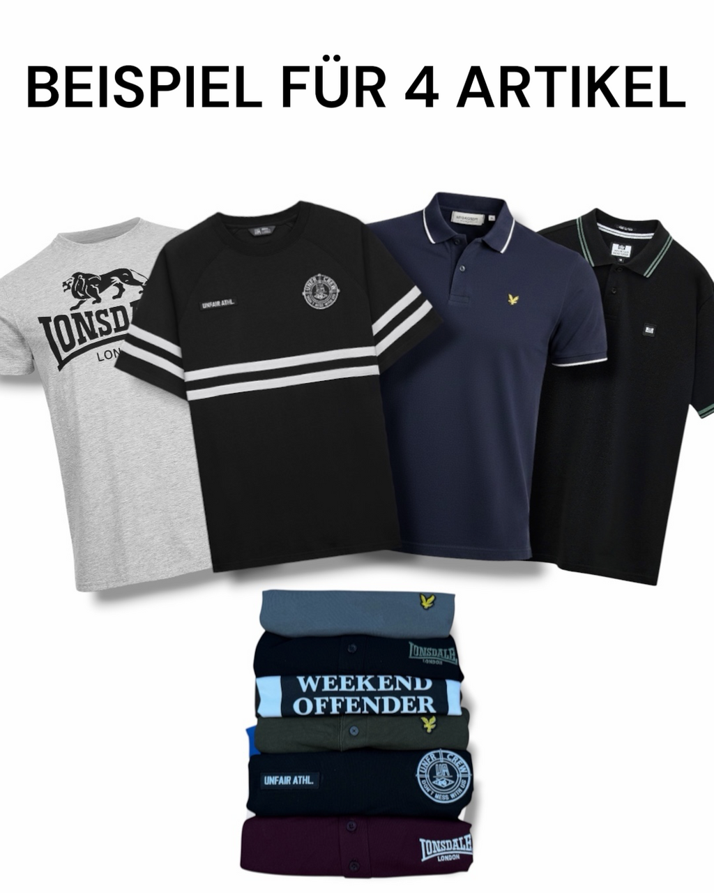 Casual Polo / T-Shirt Mystery Box (2-5 Artikel)