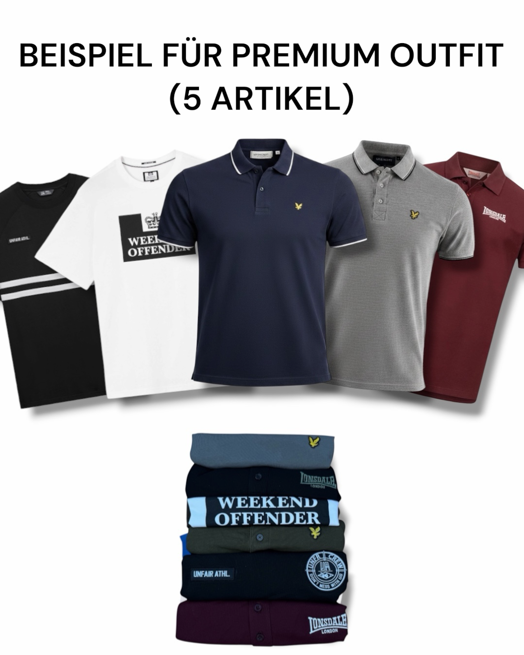 Casual Polo / T-Shirt Mystery Box (2-5 Artikel)